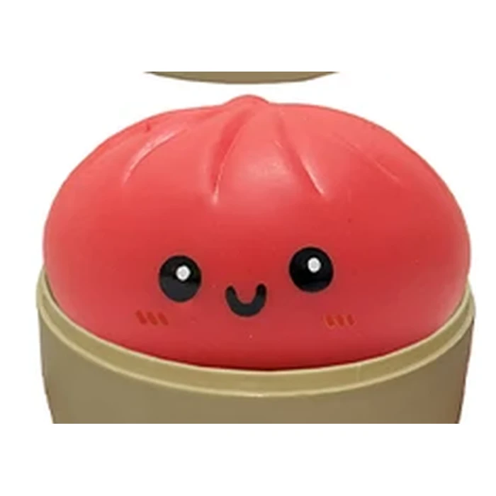 Bao rouge franc, dans son panier vapeur